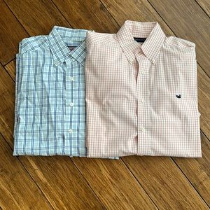 Southern Marsh and Vineyard Vines button up sport shirts